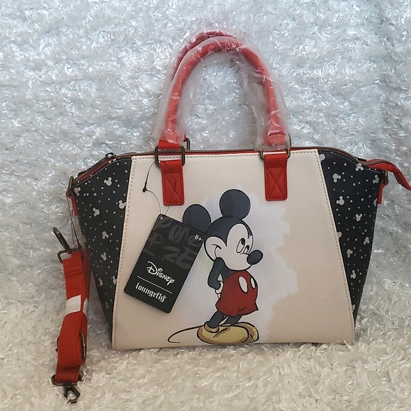 Loungefly Bags Nwt Loungefly Mickey Mouse Satchel Bag Poshmark